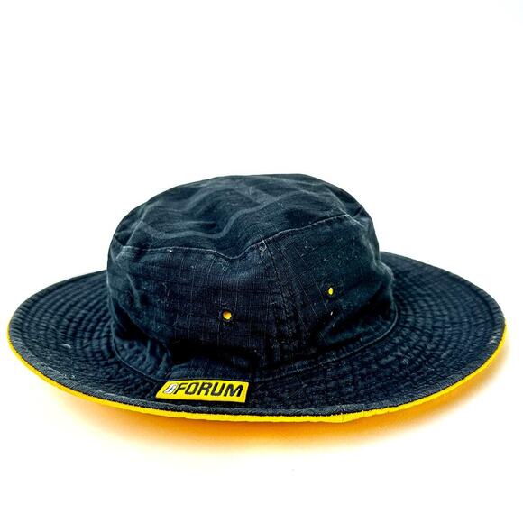 RARE Vintage 1996 FORUM Snowboard Reversible Bucket Hat - Picture 3 of 8